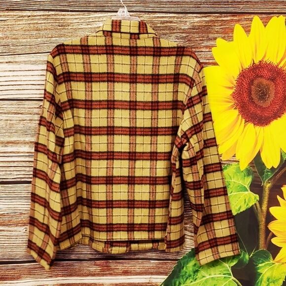 Lemon Grass long sleeve flannel shirt Pre-owned - Picture 4 of 6